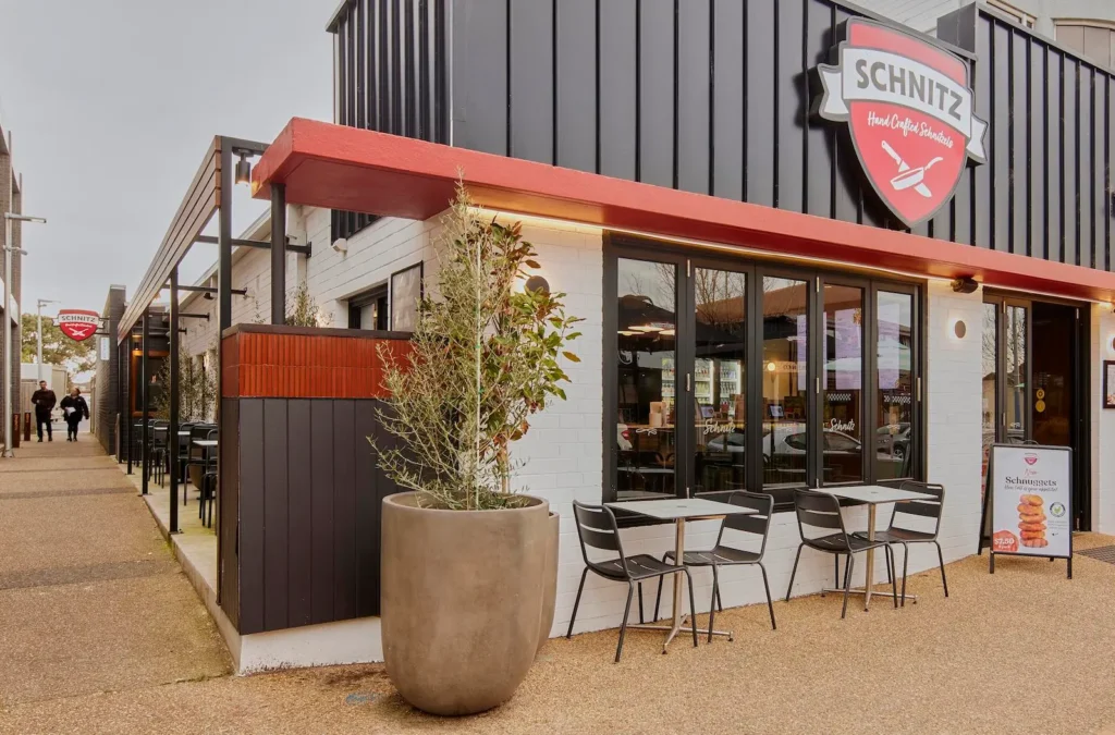 schnitz franchise australia menu update